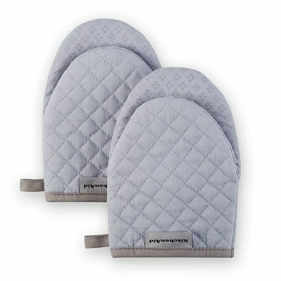 KitchenAid Asteroid Mini Oven Mitt 2-pk. Aqua 12 KitchenAid Asteroid Mini Oven Mitt 2-pk. Aqua - Image 10