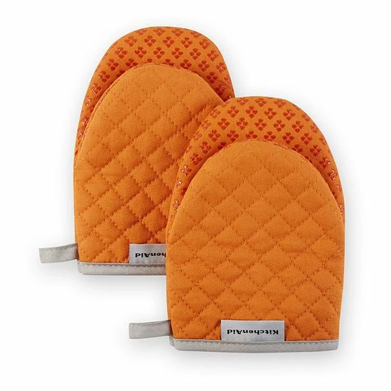 KitchenAid Asteroid Mini Oven Mitt 2-pk. Aqua 14 KitchenAid Asteroid Mini Oven Mitt 2-pk. Aqua - Image 12