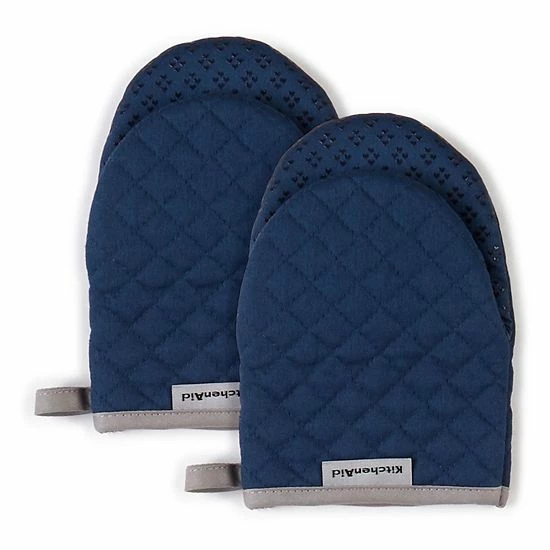 KitchenAid Asteroid Mini Oven Mitt 2-pk. Aqua 16 KitchenAid Asteroid Mini Oven Mitt 2-pk. Aqua - Image 14
