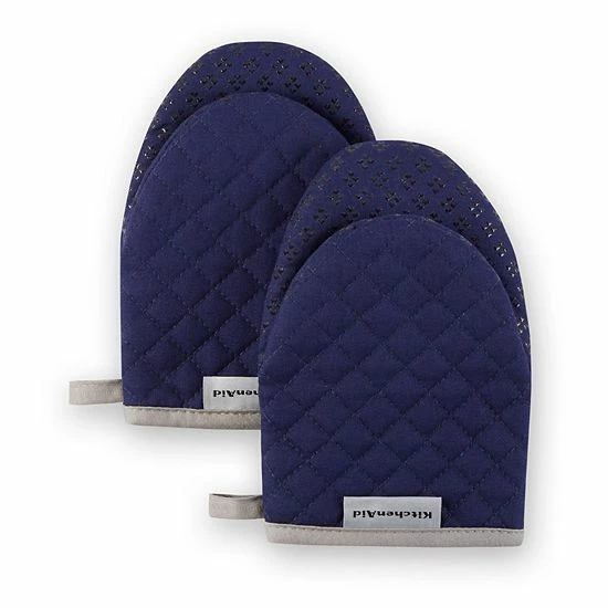 KitchenAid Asteroid Mini Oven Mitt 2-pk. Aqua 17 KitchenAid Asteroid Mini Oven Mitt 2-pk. Aqua - Image 15