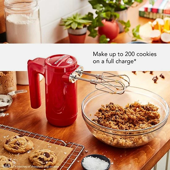 KitchenAid® KHMB732 Cordless 7-Speed Hand Mixer Empire Red 9 KitchenAid® KHMB732 Cordless 7-Speed Hand Mixer Empire Red - Image 7