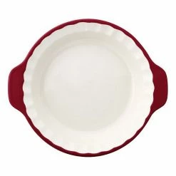 KitchenAid KQ995BX Vitrified Stoneware 9-in. Pie Plate Empire Red 5 KitchenAid KQ995BX Vitrified Stoneware 9-in. Pie Plate Empire Red -KitchenAid Shop unnamed file 1070
