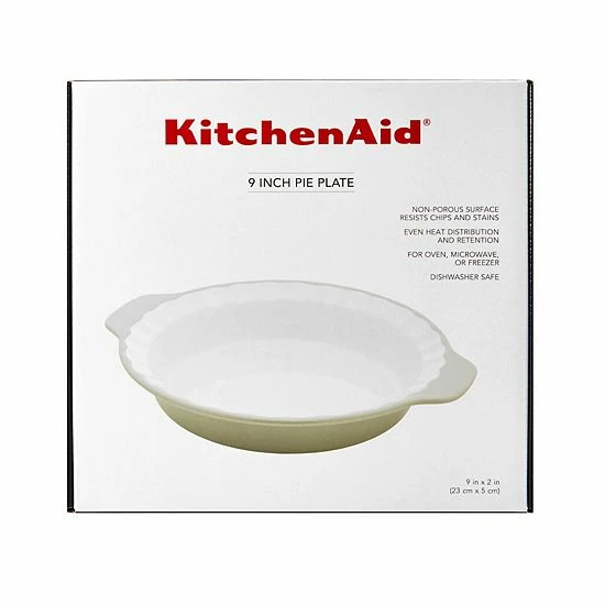 KitchenAid KQ995BX Vitrified Stoneware 9-in. Pie Plate Empire Red KitchenAid KQ995BX Vitrified Stoneware 9-in. Pie Plate Empire Red -KitchenAid Shop unnamed file 1072