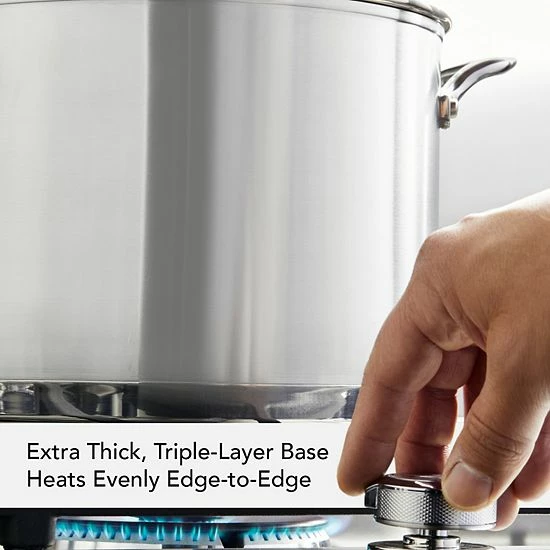 KitchenAid® 3-Ply 8-qt. Stainless Steel Stockpot With Lid 7 KitchenAid® 3-Ply 8-qt. Stainless Steel Stockpot With Lid - Image 5
