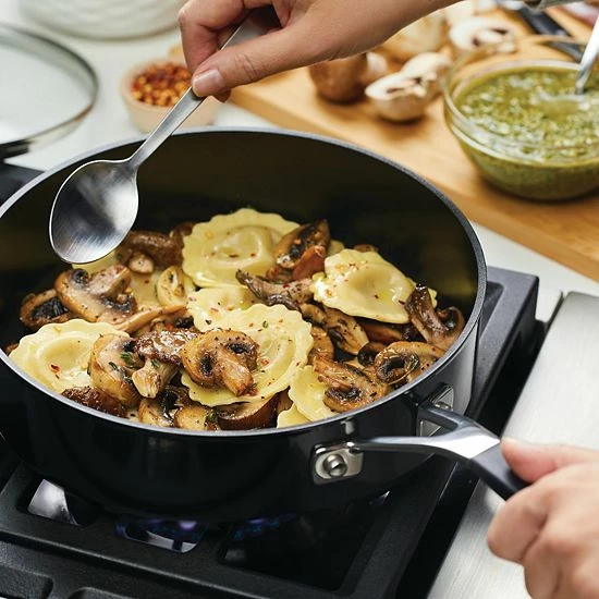 KitchenAid® Hard-Anodized Nonstick Deep Frying Sauté Pan With Lid, 3-Quart 9 KitchenAid® Hard-Anodized Nonstick Deep Frying Sauté Pan With Lid, 3-Quart - Image 7