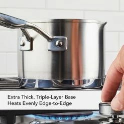 KitchenAid 3-Ply Base Stainless Steel 1.5-qt. Saucepan With Pour Spouts 5 KitchenAid 3-Ply Base Stainless Steel 1.5-qt. Saucepan With Pour Spouts -KitchenAid Shop unnamed file 1164