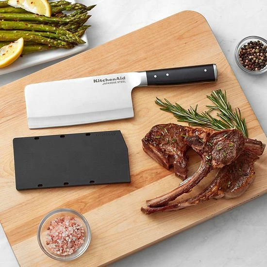 KitchenAid KO6IVSSOHOBA Gourmet 6-in. Forged Cleaver Knife With Sheath 4 KitchenAid KO6IVSSOHOBA Gourmet 6-in. Forged Cleaver Knife With Sheath - Image 2