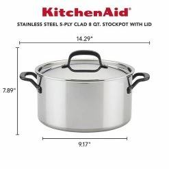 KitchenAid® 5-Ply Clad 8-qt. Stainless Steel Stockpot With Lid 16 KitchenAid® 5-Ply Clad 8-qt. Stainless Steel Stockpot With Lid -KitchenAid Shop unnamed file 1258