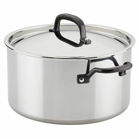 KitchenAid® 5-Ply Clad 8-qt. Stainless Steel Stockpot With Lid 10 KitchenAid® 5-Ply Clad 8-qt. Stainless Steel Stockpot With Lid - Image 8
