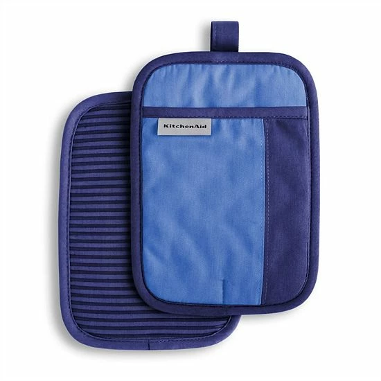 KitchenAid Beacon Two-Tone Pot Holder 2-pk. Blue Velvet KitchenAid Beacon Two-Tone Pot Holder 2-pk. Blue Velvet -KitchenAid Shop unnamed file 1275