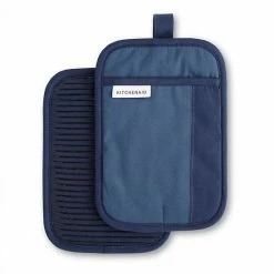 KitchenAid Beacon Two-Tone Pot Holder 2-pk. Blue Velvet 16 KitchenAid Beacon Two-Tone Pot Holder 2-pk. Blue Velvet -KitchenAid Shop unnamed file 1283