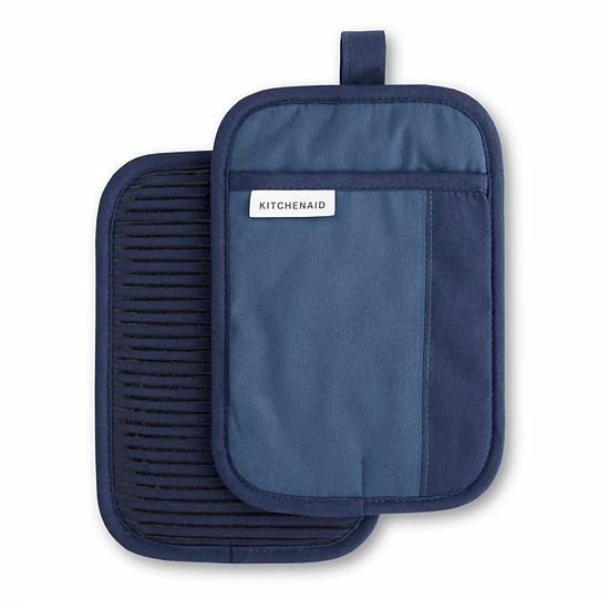 KitchenAid Beacon Two-Tone Pot Holder 2-pk. Blue Velvet KitchenAid Beacon Two-Tone Pot Holder 2-pk. Blue Velvet -KitchenAid Shop unnamed file 1283