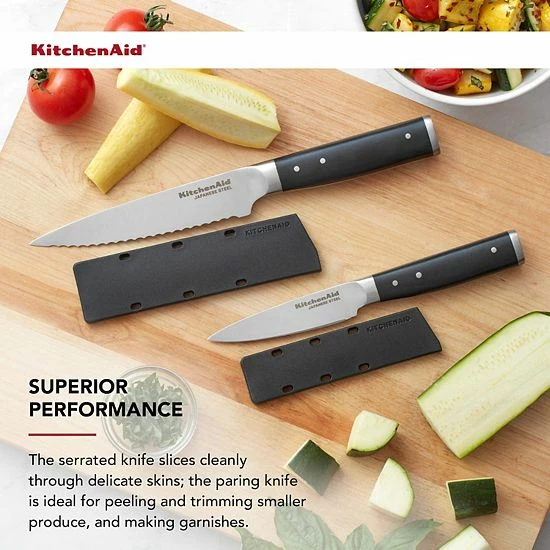 KitchenAid KO2PTHSOHOBA Gourmet 2-pc. Triple-Rivet Utility & Paring Knife Set with Sheaths KitchenAid KO2PTHSOHOBA Gourmet 2-pc. Triple-Rivet Utility & Paring Knife Set With Sheaths -KitchenAid Shop unnamed file 1315