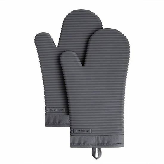 KitchenAid Silicone Oven Mitt 2-pk. Charcoal Gray KitchenAid Silicone Oven Mitt 2-pk. Charcoal Gray -KitchenAid Shop unnamed file 1322