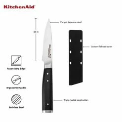 KitchenAid KO35DSSOHOBA Gourmet 3.5-in. Forged Serrated Paring Knife With Sheath -KitchenAid Shop unnamed file 1376