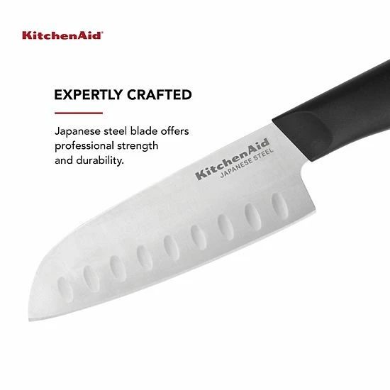 KitchenAid KE5IKSEOHOBA Classic 5-in. Santoku Knife With Sheath 5 KitchenAid KE5IKSEOHOBA Classic 5-in. Santoku Knife With Sheath - Image 3