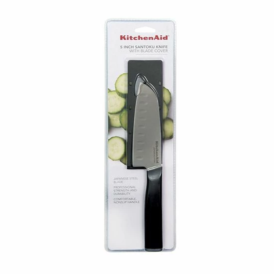 KitchenAid KE5IKSEOHOBA Classic 5-in. Santoku Knife With Sheath 7 KitchenAid KE5IKSEOHOBA Classic 5-in. Santoku Knife With Sheath - Image 5