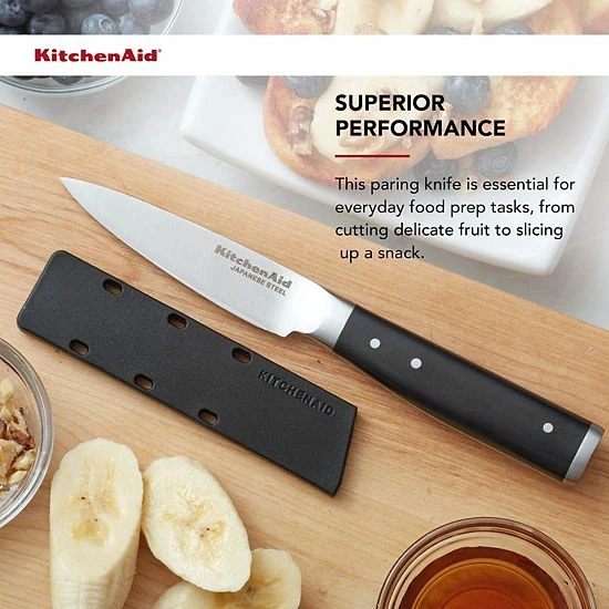 KitchenAid KO35ASSOHOBA Gourmet 3.5-in. Forged Paring Knife with Sheath KitchenAid KO35ASSOHOBA Gourmet 3.5-in. Forged Paring Knife With Sheath -KitchenAid Shop unnamed file 1480