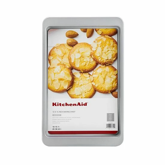 KitchenAid KE953OSNSA Nonstick Aluminized Steel 10" X 15" Baking Sheet 3 KitchenAid KE953OSNSA Nonstick Aluminized Steel 10" X 15" Baking Sheet