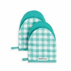 KitchenAid Gingham Mini Oven Mitt 2-pk. Gray -KitchenAid Shop unnamed file 1583