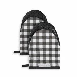 KitchenAid Gingham Mini Oven Mitt 2-pk. Gray -KitchenAid Shop unnamed file 1587