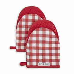 KitchenAid Gingham Mini Oven Mitt 2-pk. Gray -KitchenAid Shop unnamed file 1588