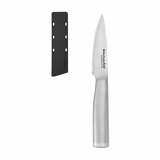 KitchenAid Gourmet 3.5-in. Serrated Paring Knife With Blade Cover 5 KitchenAid Gourmet 3.5-in. Serrated Paring Knife With Blade Cover - Image 3