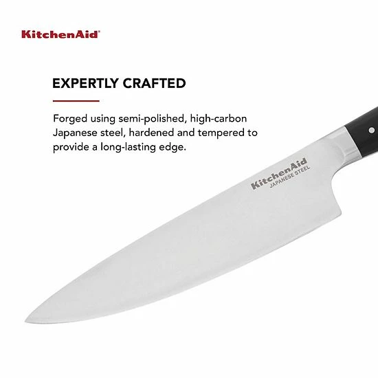 KitchenAid KO8IFSSOHOBA Gourmet 8-in. Forged Chef Knife with Sheath KitchenAid KO8IFSSOHOBA Gourmet 8-in. Forged Chef Knife With Sheath -KitchenAid Shop unnamed file 1661