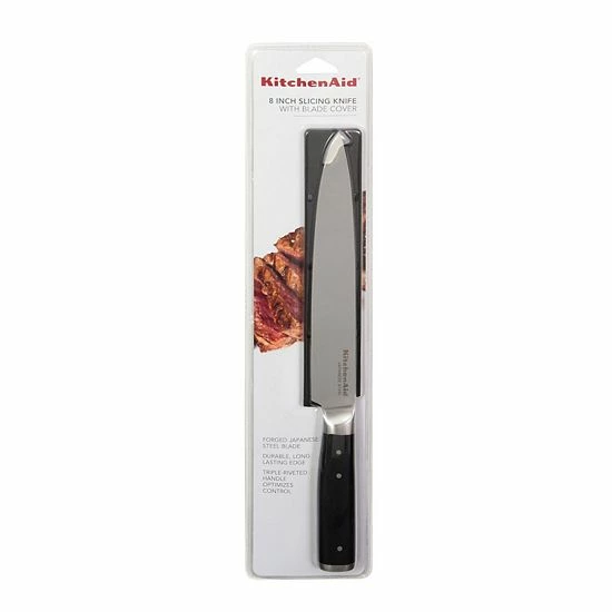 KitchenAid KO8IGSSOHOBA Gourmet 8-in. Forged Slicing Knife with Sheath KitchenAid KO8IGSSOHOBA Gourmet 8-in. Forged Slicing Knife With Sheath -KitchenAid Shop unnamed file 1732