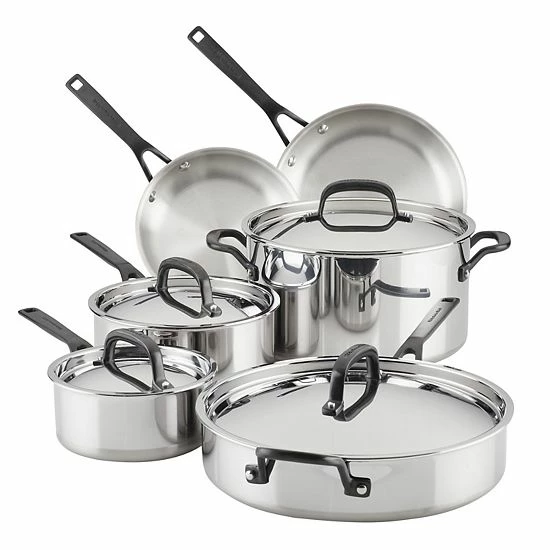 KitchenAid® 5-Ply Clad 10-pc. Stainless Steel Cookware Set KitchenAid® 5-Ply Clad 10-pc. Stainless Steel Cookware Set -KitchenAid Shop unnamed file 1742