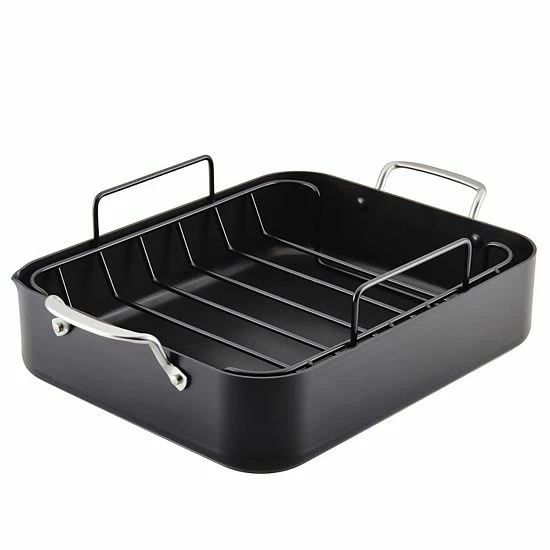KitchenAid Hard-Anodized Roaster with Removable Nonstick Rack KitchenAid Hard-Anodized Roaster With Removable Nonstick Rack -KitchenAid Shop unnamed file 1748