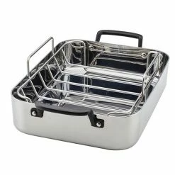 KitchenAid 5-Ply Clad Stainless Steel Roaster With Removable Rack 5 KitchenAid 5-Ply Clad Stainless Steel Roaster With Removable Rack -KitchenAid Shop unnamed file 1767