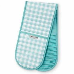 KitchenAid Gingham Casserole Oven Mitt Aqua Sky Blue 9 KitchenAid Gingham Casserole Oven Mitt Aqua Sky Blue -KitchenAid Shop unnamed file 1871