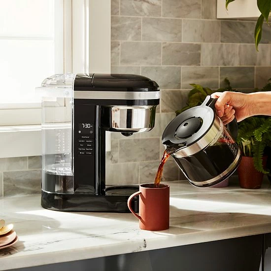 KitchenAid® KCM1209 12-Cup Drip Coffee Maker With Spiral Showerhead Matte Charcoal Gray 4 KitchenAid® KCM1209 12-Cup Drip Coffee Maker With Spiral Showerhead Matte Charcoal Gray - Image 2