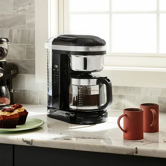 KitchenAid® KCM1209 12-Cup Drip Coffee Maker With Spiral Showerhead Matte Charcoal Gray 6 KitchenAid® KCM1209 12-Cup Drip Coffee Maker With Spiral Showerhead Matte Charcoal Gray - Image 4