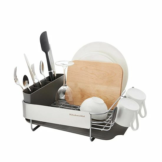 KitchenAid KE895BX Compact Stainless Steel Dish Rack Satin Black 5 KitchenAid KE895BX Compact Stainless Steel Dish Rack Satin Black - Image 3