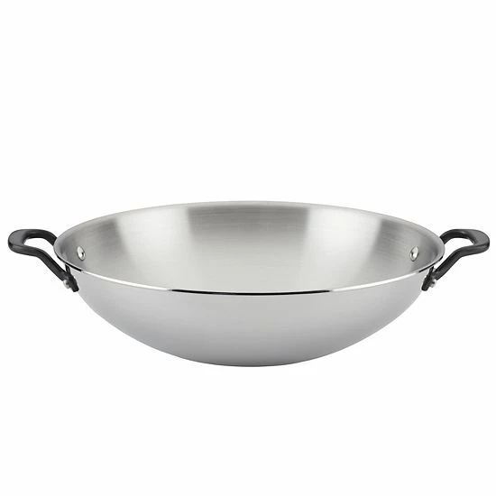 KitchenAid® 5-Ply Clad 15-in. Stainless Steel Wok KitchenAid® 5-Ply Clad 15-in. Stainless Steel Wok -KitchenAid Shop unnamed file 455