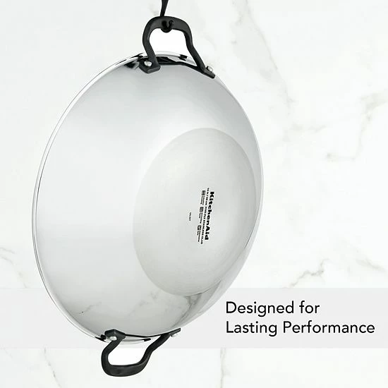 KitchenAid® 5-Ply Clad 15-in. Stainless Steel Wok KitchenAid® 5-Ply Clad 15-in. Stainless Steel Wok -KitchenAid Shop unnamed file 459