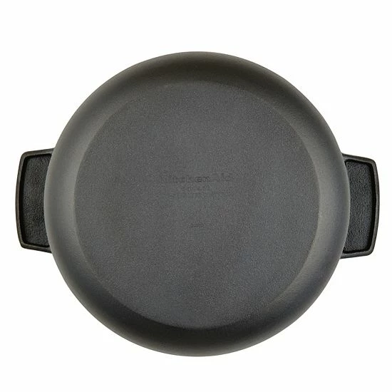 KitchenAid 6-qt. Seasoned Cast-Iron Dutch Oven / Casserole 12 KitchenAid 6-qt. Seasoned Cast-Iron Dutch Oven / Casserole - Image 10