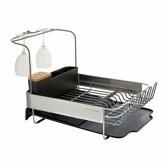 KitchenAid KE896BX Full-Size Expandable Dish-Drying Rack Black 5 KitchenAid KE896BX Full-Size Expandable Dish-Drying Rack Black - Image 3