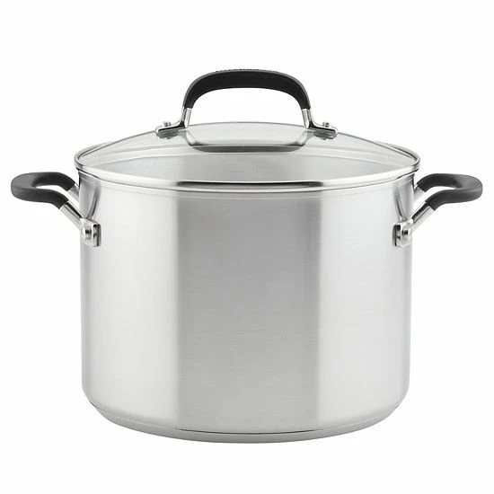 KitchenAid® 8-qt. Stainless Steel Stockpot With Measuring Marks 3 KitchenAid® 8-qt. Stainless Steel Stockpot With Measuring Marks