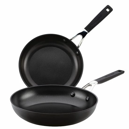 KitchenAid® Hard-Anodized Nonstick Frying Pan Set, 2-Piece KitchenAid® Hard-Anodized Nonstick Frying Pan Set, 2-Piece -KitchenAid Shop unnamed file 605