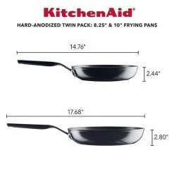 KitchenAid® Hard-Anodized Nonstick Frying Pan Set, 2-Piece 6 KitchenAid® Hard-Anodized Nonstick Frying Pan Set, 2-Piece -KitchenAid Shop unnamed file 609