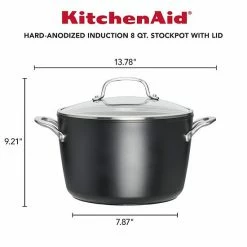 KitchenAid® Hard-Anodized Induction 8-qt. Stockpot With Lid 6 KitchenAid® Hard-Anodized Induction 8-qt. Stockpot With Lid -KitchenAid Shop unnamed file 655