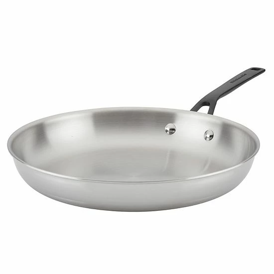 KitchenAid® 5-Ply Clad 12.25-in. Stainless Steel Frypan KitchenAid® 5-Ply Clad 12.25-in. Stainless Steel Frypan -KitchenAid Shop unnamed file 657