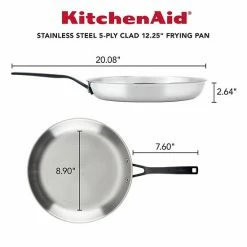 KitchenAid® 5-Ply Clad 12.25-in. Stainless Steel Frypan 7 KitchenAid® 5-Ply Clad 12.25-in. Stainless Steel Frypan -KitchenAid Shop unnamed file 662