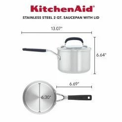 KitchenAid® 2-qt. Stainless Steel Saucepan With Measuring Marks -KitchenAid Shop unnamed file 699