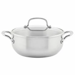 KitchenAid® 3-Ply 4-qt. Stainless Steel Casserole With Lid
