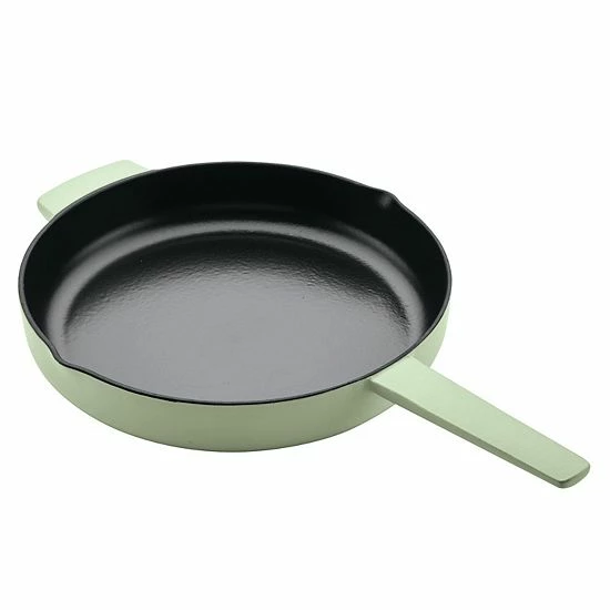 KitchenAid Enameled Cast-Iron Skillet With Helper Handle Blue 11 KitchenAid Enameled Cast-Iron Skillet With Helper Handle Blue - Image 9
