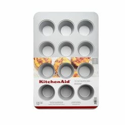 KitchenAid KE958OSNSA Nonstick Aluminized Steel 12-Cup Muffin Pan